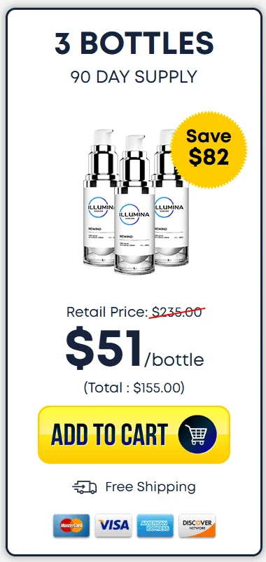 Illumina 3 bottle price